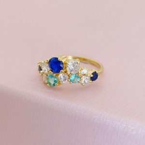 Anel Marinho Místico Ouro