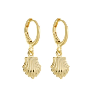 Brinco Argola M Concha Ouro