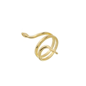 Anel Cobra Regulável Ouro