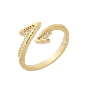 Anel Setas Opostas Ouro