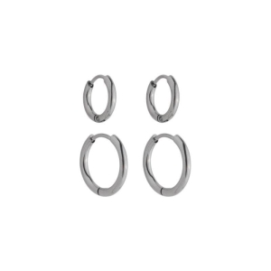 Brinco Argola Fina G Masculino Aço