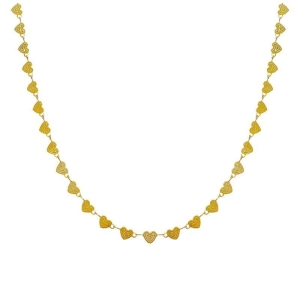 Colar Choker Corações Beauty Ouro