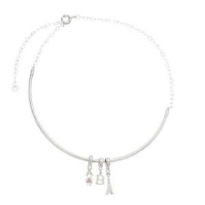 Colar de Berloques Prata