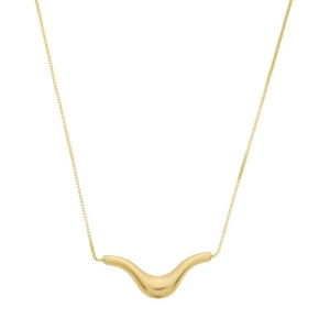 Colar Orgânico Curva Ouro