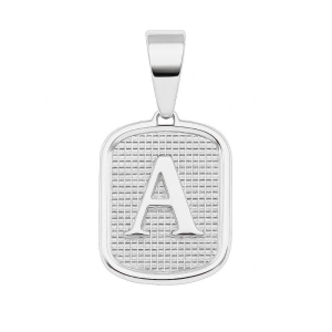 Pingente Letras Prata