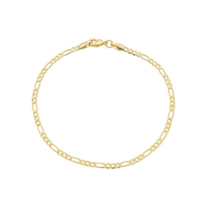 Pulseira Corrente Flat Fina Masculino Ouro