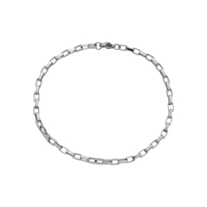 Pulseira Malha Estilo Cartier Masculino Aço