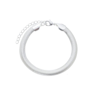 Pulseira Malha M Prata