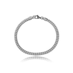 Pulseira Train Riscada 6.7mm Masculino Aço