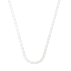 Colar Fita Clássica 50cm Prata