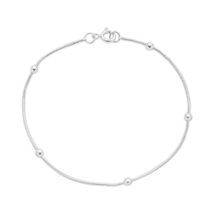 Pulseira Mini Bolinhas Prata