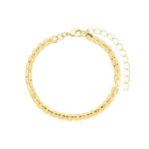 Pulseira Quadrados Laminados Ouro