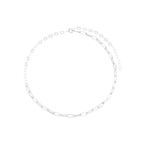 Colar Corrente Fina Cartier Prata