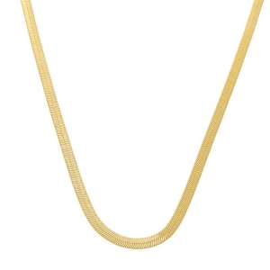 Colar Fita 4mm Clássica Ouro