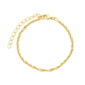 Pulseira Fio Torcido Ouro