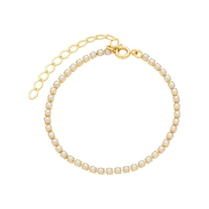 Pulseira Riviera Pérolas Ouro