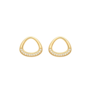 Brinco Triângulo Elegance Ouro