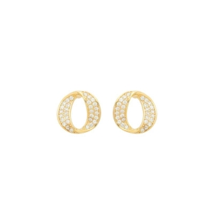 Brinco Vórtice de Luz Ouro