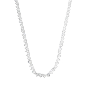 Colar Riviera Clássica 3 Pontas Prata