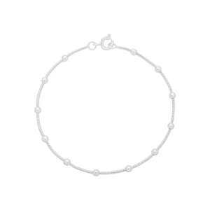 Pulseira Mini Esferas Prata