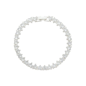 Pulseira Riviera 3 Pontas Clássica Prata