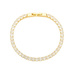 Pulseira Riviera Fecho Relógio Ouro