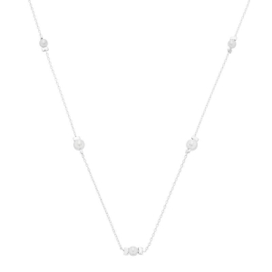 Colar Esferas Pérolas Prata