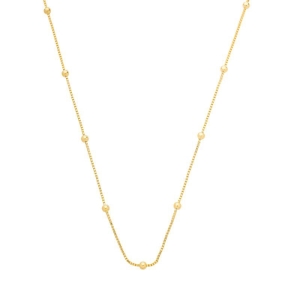 Colar Mini Esferas Ouro
