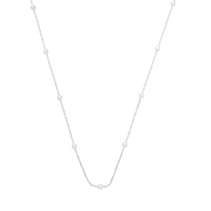 Colar Mini Esferas Prata