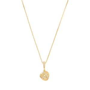 Colar Nozinho Zircônias Ouro