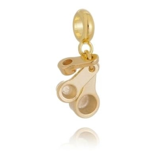 Berloque Colher Medidora Dourado Plush