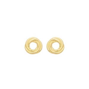 Brinco Espiral Liso Ouro