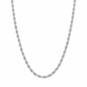 Colar Cordão Baiano 2,5mm Prata