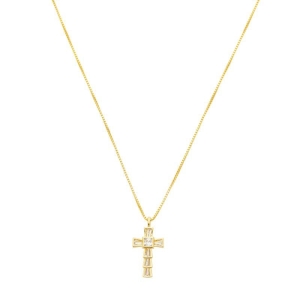 Colar Cruz Elegance Ouro