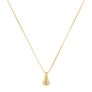 Colar Mini Nossa Senhora Ouro