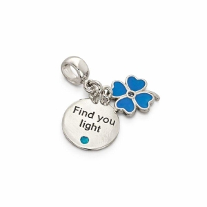 Berloque Trevo Find Your Light Prata