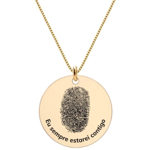 Colar Digital e Frase Ouro