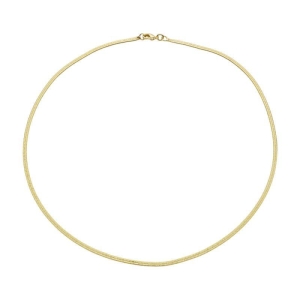 Colar Fita Laminada Fina 40 CM Ouro
