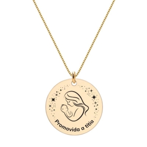 Colar Promovida Titia Ouro