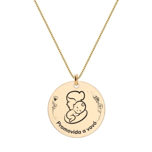 Colar Promovida Vovó Ouro