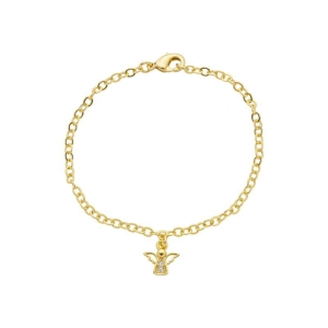 Pulseira Infantil Anjinho Ouro