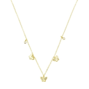 Colar Borboletas Ouro