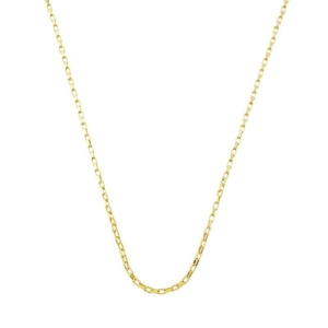 Colar Corrente Elo Retangular Ouro