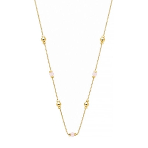 Colar Choker Esferas Rose Ouro