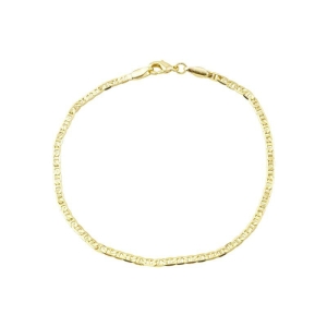 Pulseira Malha Náutica Masculino Ouro