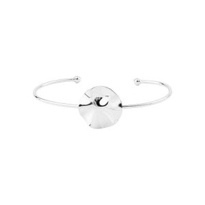 Bracelete Medalha Orgânica Prata