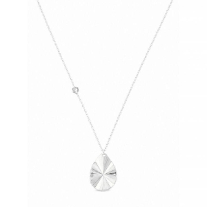 Colar Gota Luminosa Orgânica Prata