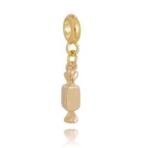 Berloque Bombom Plush Ouro