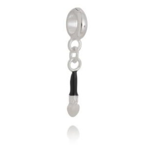 Berloque Pincel de Sombra Plush Prata