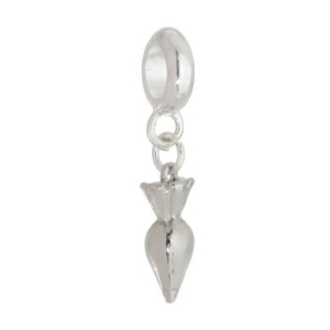 Berloque Saco de Confeitar Plush Prata